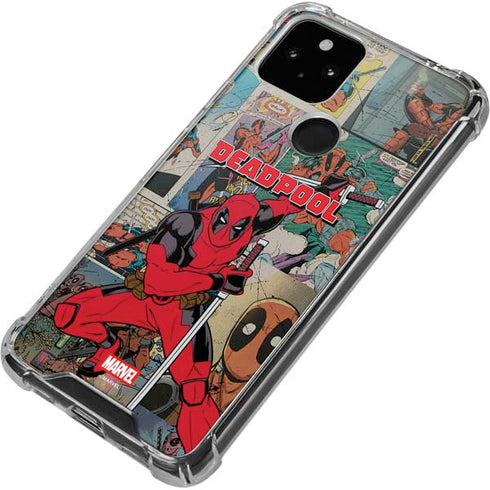 Marvel Deadpool Deadpool Collage Google Pixel 4a 5G Clear Case
